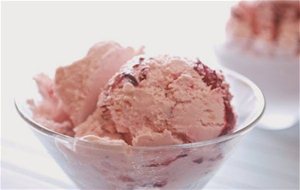 Helado De Mascaropone Con Frutos Rojos
