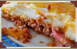 Pastel De Carne Picada Y Puré De Patata
