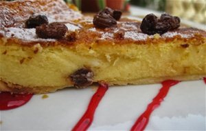 Tarta De Queso Con Pasas
