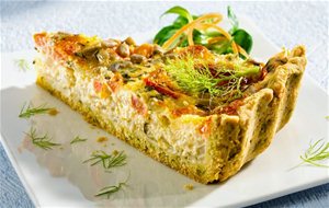 Quiche De Tomate Con Hinojo
