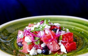 Ensalada Griega Con Sandía
