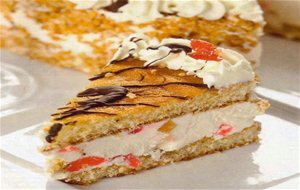 Tarta Helada Con Frutas Congeladas
