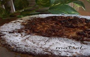 Torta De Te Negro Y Manzanas
