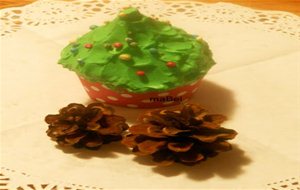 Cupcake Arbolito De Navidad Muy Simple

