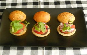 Pan Para Mini Hamburguesas 
