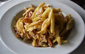 Revuelto De Patatas Fritas - Revuelto Gramajo
