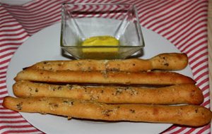 Breadsticks Papa John's Palitos De Ajo Y Dipping Sauce Garlic
