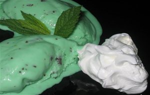 Helado Hecho En  La Maquina De Pan - Menta Y Chocolate
