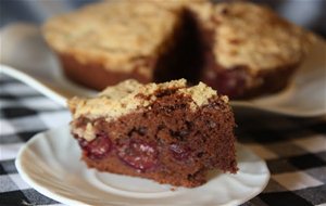 Tarta De Cerezas - Cherry Country Cake
