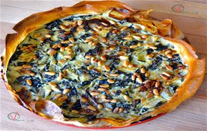 
quiche De Acelgas Y Roquefort
