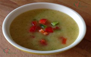 
sopa Fría Picante De Melón
