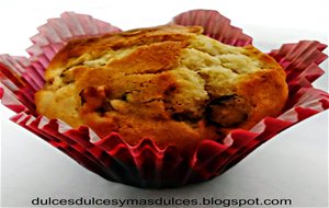 Muffins De Plátano Y Arándanos
