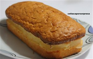 Bizcocho Relleno De Crema (horno)