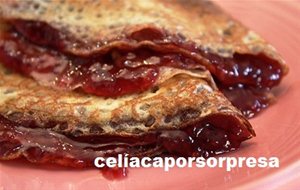 Crepes De Foie Con Mermelada De frambuesa