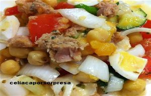 Ensalada Fría De garbanzos