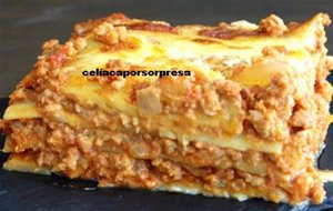 Lasaña De Carne Sin Bechamel (horno)