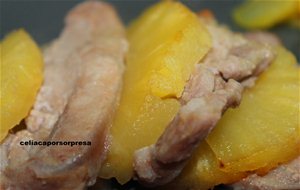 Cinta De Lomo Con Piña (horno)