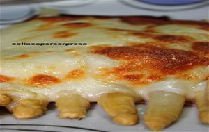 Espárragos Blancos Gratinados Con Jamón York Y Queso (horno)