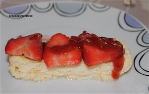 Pastel De Queso Con Coulis De Fresa (horno)