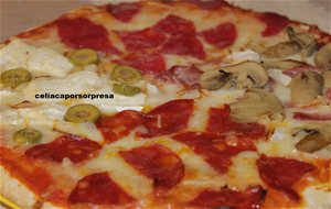 Pizza Cuatro Estaciones (horno)