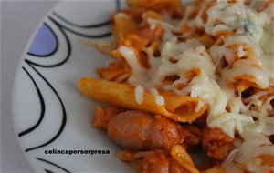 Pasta Con Longaniza Blanca Y calabacín