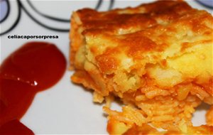 Pastel De Arroz, Calabacín Y Puré De Patata (horno)