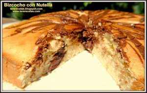 
bizcocho Con Nutella.
