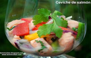 
ceviche De Salmón.
