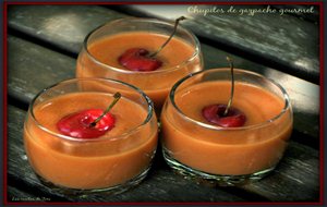 
chupitos De Gazpacho Gourmet.
