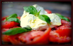 
ensalada Burrata.
