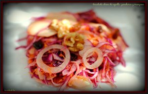 
ensalada China De Repollo, Zanahoria Y Manzana.
