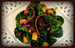 
ensalada De Espinacas, Dátiles Y Almendras.
