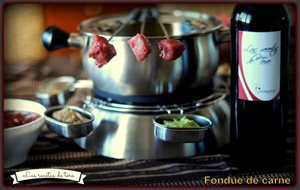 
exquisita Fondue De Carne.
