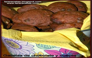 
galletas De Chocolate Y Nueces.
