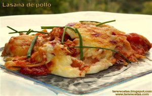 
lasaña De Pollo.
