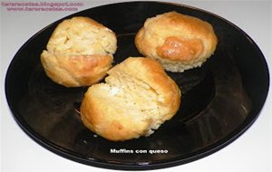 
muffins Salados Con Queso.
