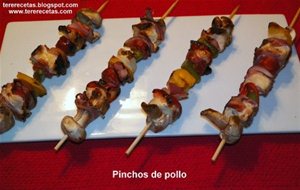 
pinchos De Pollo.
