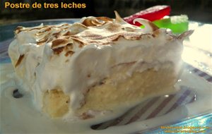 
postre De Tres Leches.
