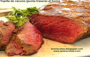 
tapilla De Vacuno (punta Trasera) Al Horno
