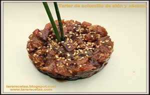 
tartar De Solomillo De Atún Y Sésamo.
