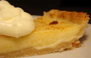 Tarta De Crema Con Haba Tonka
