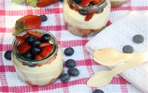 Trifle De Primavera: Chiboust De Limón Con Frutas
