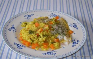 Arroz Con Verduras Y Panga
