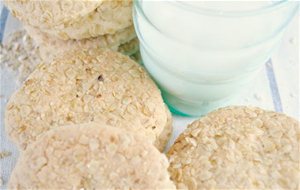 Galletas Crujientes De Limón, Avena Y Aceite De Oliva
