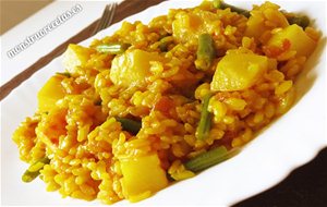 Arroz Amarillo Con Patata