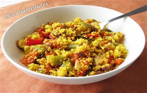 Cuscús De Verduras. Receta Fácil, Rápida Y Sana