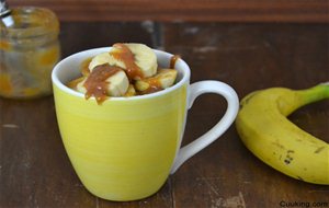 Mug Cake De Plátano Y Toffee (con Videoreceta) Para #cuukinglovesmugcakes
