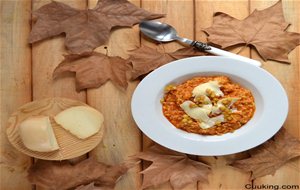 Risotto De Sobrasada, Queso Scarmorza Y Manzana Para El #asaltablogs
