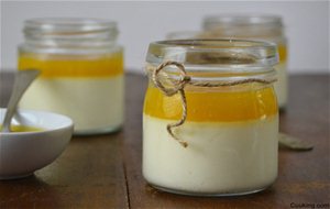 Panna Cotta De Vainilla Con Mango Para El #asaltablogs
