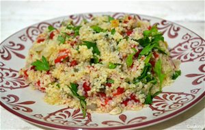 Ensalada De Cous Cous Con Verduras Asadas
